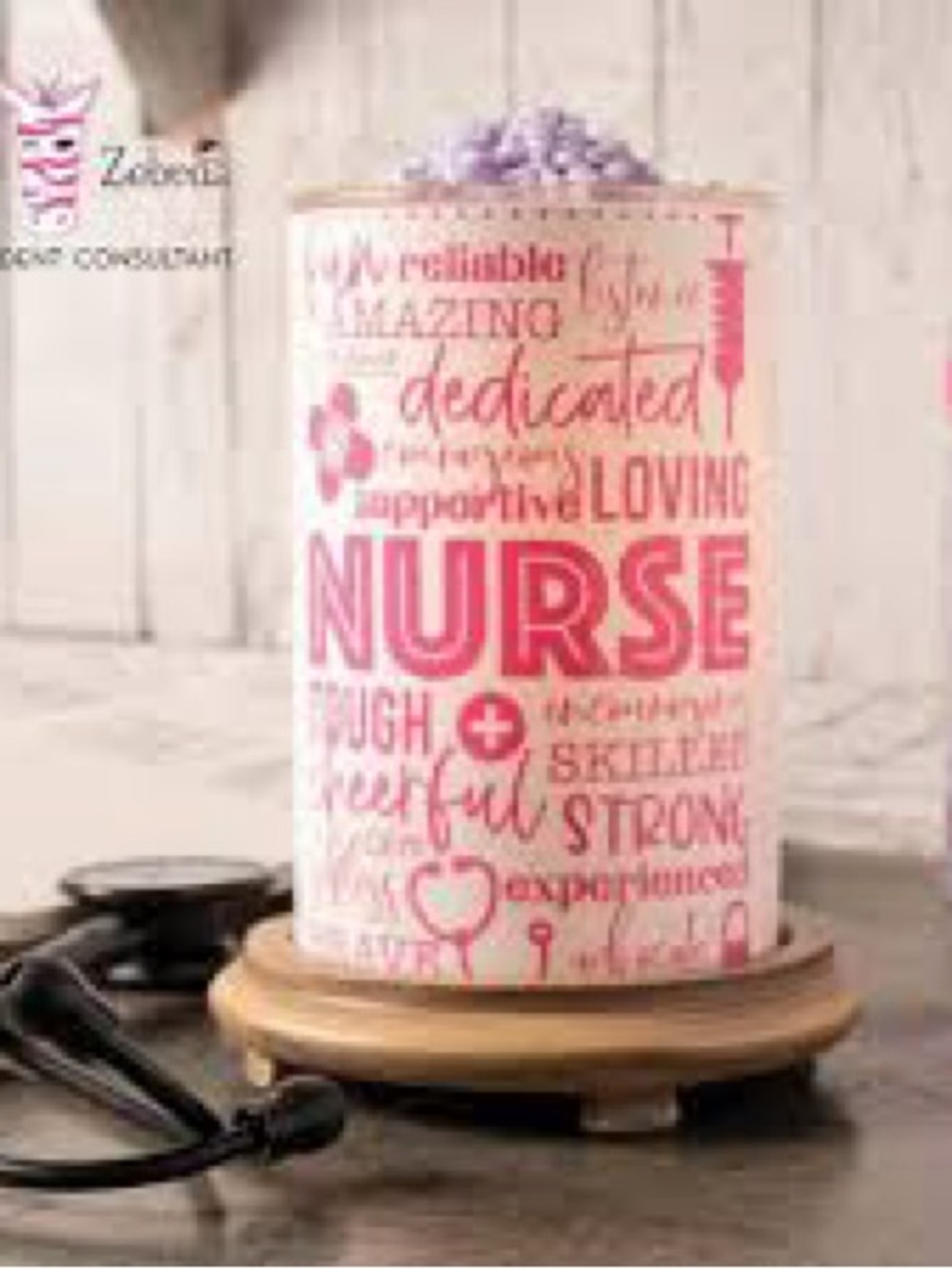 Pink Zebra Nurse wax warmer